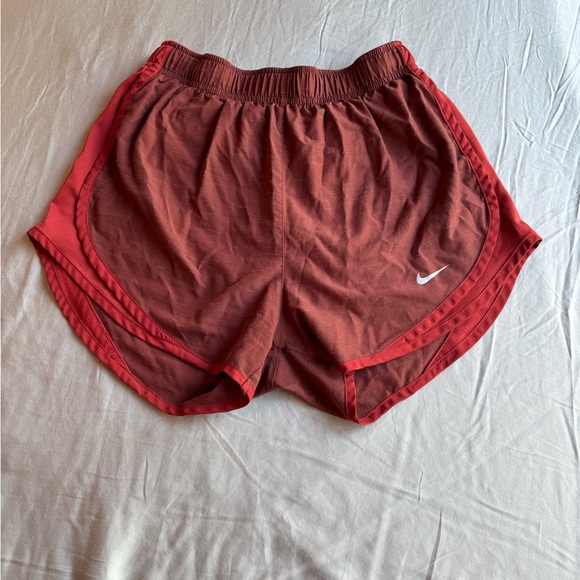 Nike Women's Burgundy Athletic Shorts - Picture 1 of 3